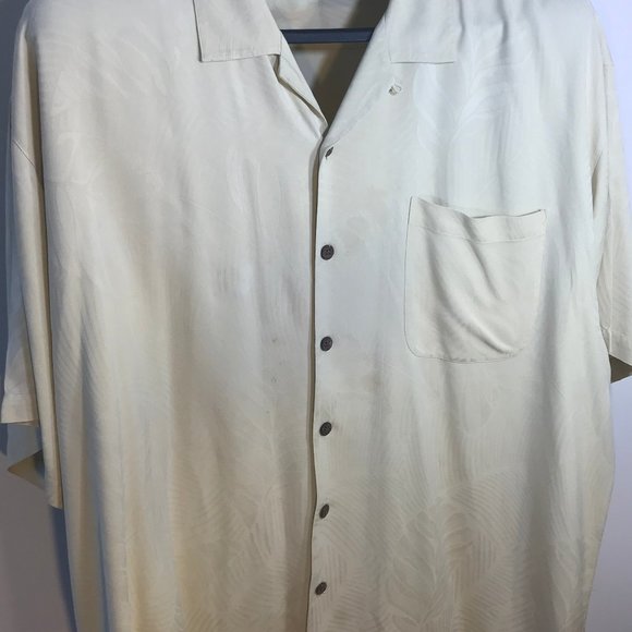 Silk short sleeve shirt